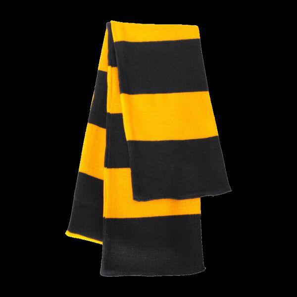 Rugby-Striped Knit Scarf Thumbnail