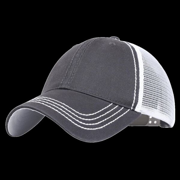 Garment Washed Cotton Mesh Back Hat Thumbnail