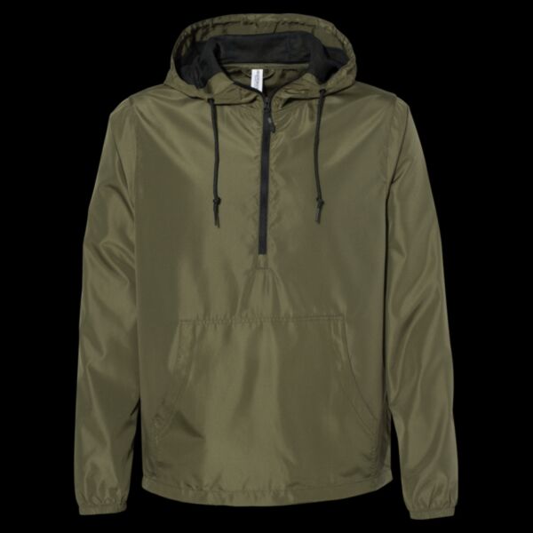 Lightweight Quarter-Zip Windbreaker Pullover Jacket Thumbnail