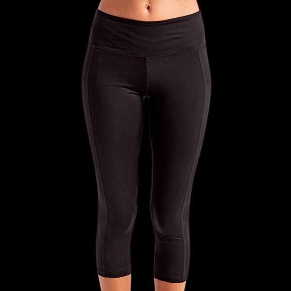 Ladies' Three-Quarter Performance Leggings Thumbnail