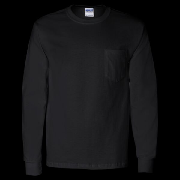 Ultra Cotton® Long Sleeve Pocket T-Shirt Thumbnail