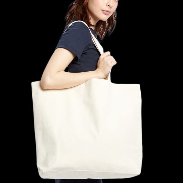 USA Made Large Canvas Shopper Tote Bag Thumbnail