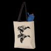 11L Canvas Tote with Contrast-Color Handles Thumbnail