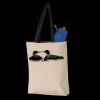 11L Canvas Tote with Contrast-Color Handles Thumbnail