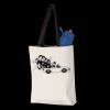 11L Canvas Tote with Contrast-Color Handles Thumbnail