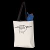 11L Canvas Tote with Contrast-Color Handles Thumbnail