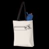 11L Canvas Tote with Contrast-Color Handles Thumbnail