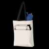 11L Canvas Tote with Contrast-Color Handles Thumbnail