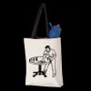 11L Canvas Tote with Contrast-Color Handles Thumbnail