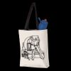 11L Canvas Tote with Contrast-Color Handles Thumbnail