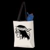 11L Canvas Tote with Contrast-Color Handles Thumbnail