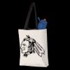 11L Canvas Tote with Contrast-Color Handles Thumbnail